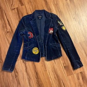American Eagle stretch Corduroy Jacket with Patches